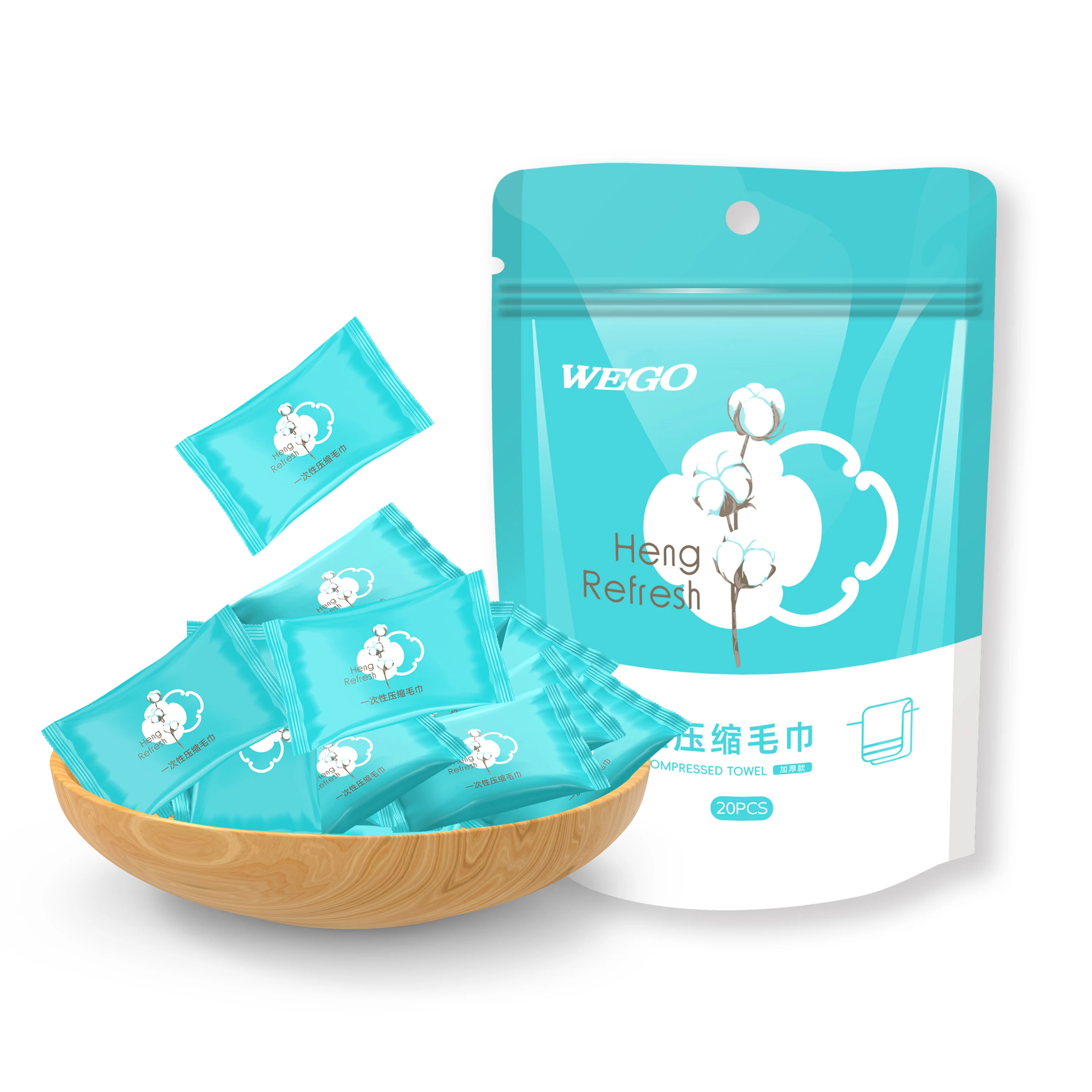 Wholesale Compressed Face Towel Disposable Towel Tablets Candy Package Portable Hotel Travel Magic Disposable Hair Mini Towel