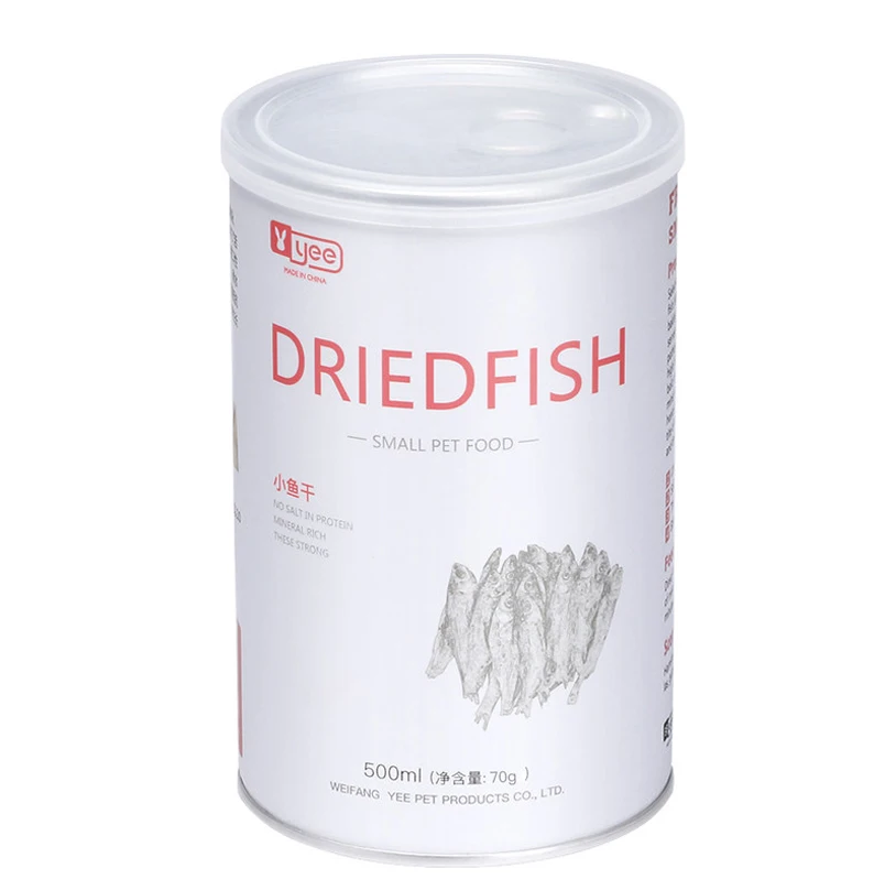 Hamster Feed Small Fish Dried High Protein Freshwater Dried Fish Wholesale Dried Fish Low Salt Hamster Snacks Pet Feed