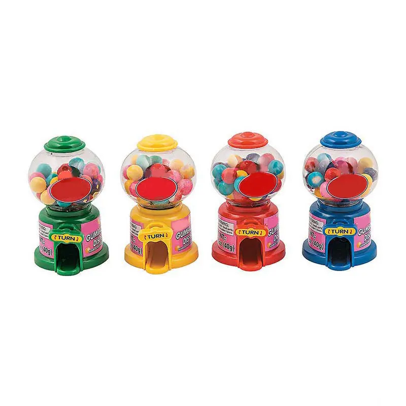 Wholesale Bubble Gum Chewing Classic Toys Gumball Machine Candy Toys Kids