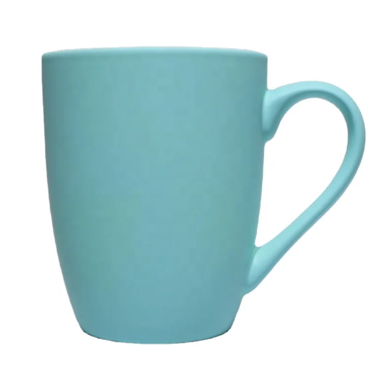 
11oz Innovative Rubber Coated Finishing Silicone Style Outside Surface Ceramic Soft Touch Mug 