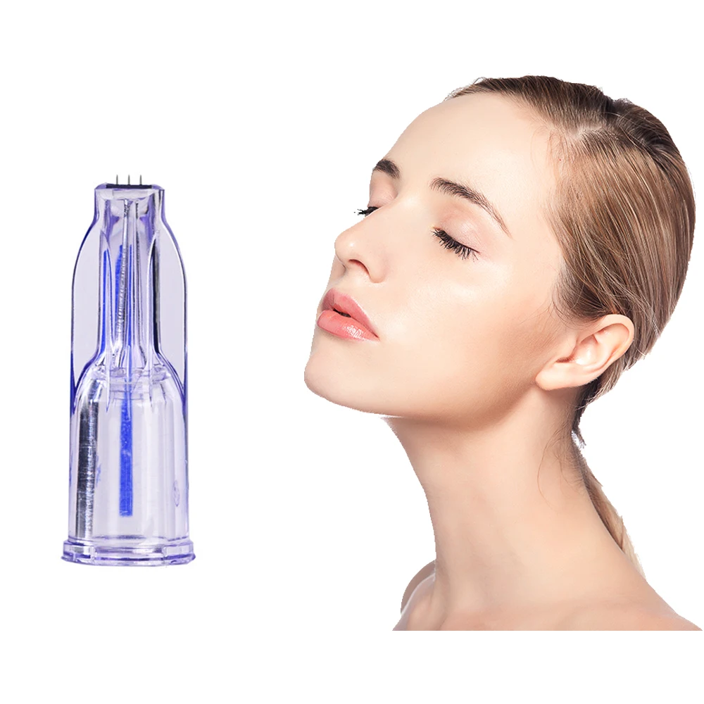 Горячее надувательство пистолет для мезотерапии мульти Иглы Мезотерапия пистолет-шприц 3-контактный 4-контактный с украшением в виде кристаллов 5 Pins