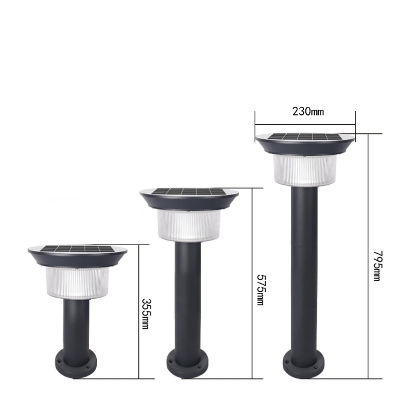 Solar outdoor new lamp for villa garden courtyard Waterproof IP65 grass light  park landscape lights 5W Solar power lamp