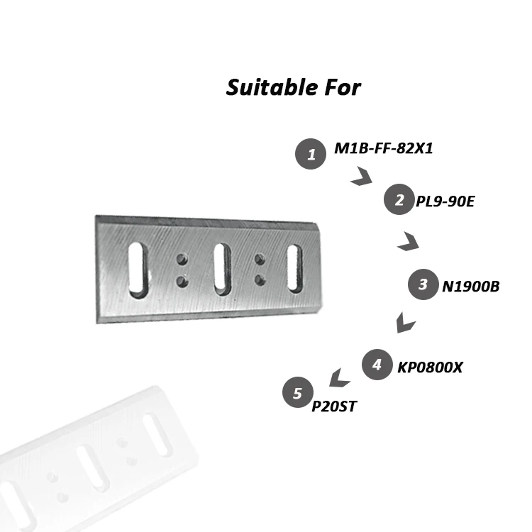 WISDOM TCT Planer Blades Power Tool Part NF90 90x38x3mm HSS Replacement Knives for Electric Planer 2pcs Wood Planer Blade Sets
