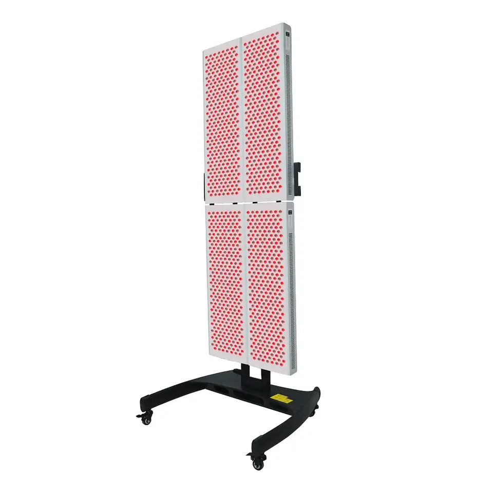 Red Light Therapy Panel With Stands Adjustable Height Movable Mobile/Wheel Floor Stand For VIGPRO Series With 4 Wheels