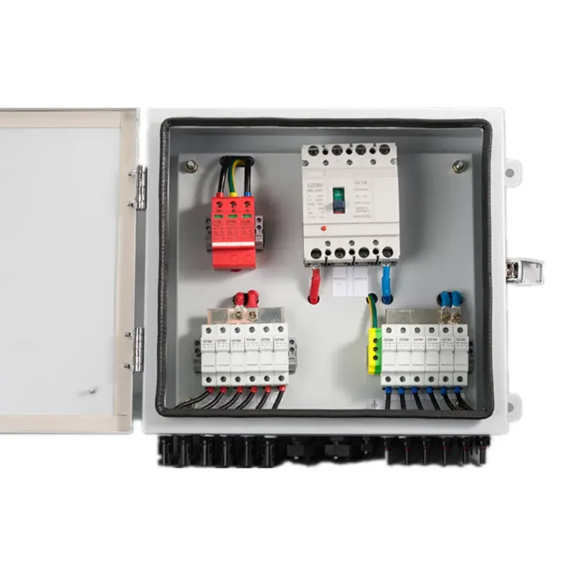 CNCSGK IP65 фотоэлектрический Солнечный блок-комбайнер с lightning 2 4 6 8 12 строк ac dc комбайнер защитой от перенапряжения