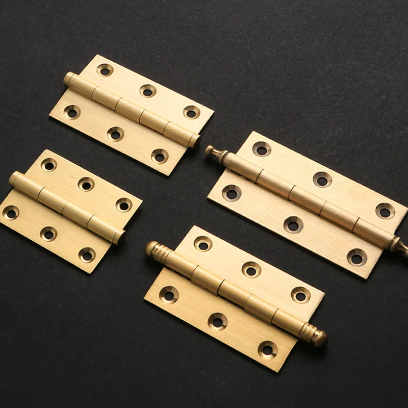 Brass 6 Ball Bearing Hinge Wooden And Metal Door Frames Gold Hinge