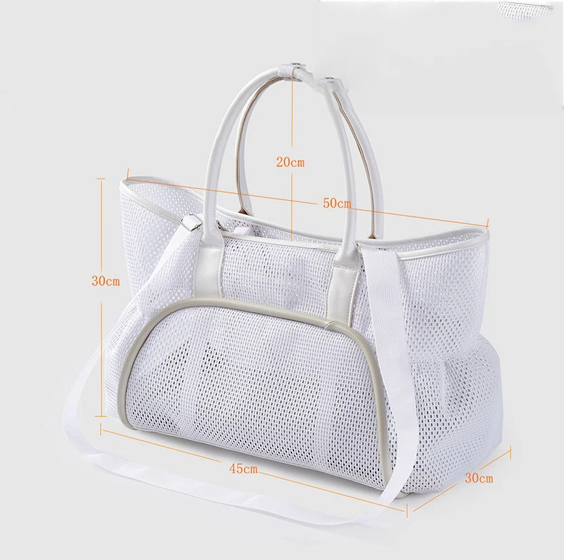 Outdoor Travel Portable Breathable Mesh Pet Carrier Bag Large Capacity Multifunctional Soft Cat Bags