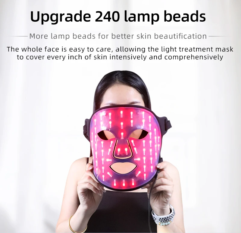 Световая маска для лица