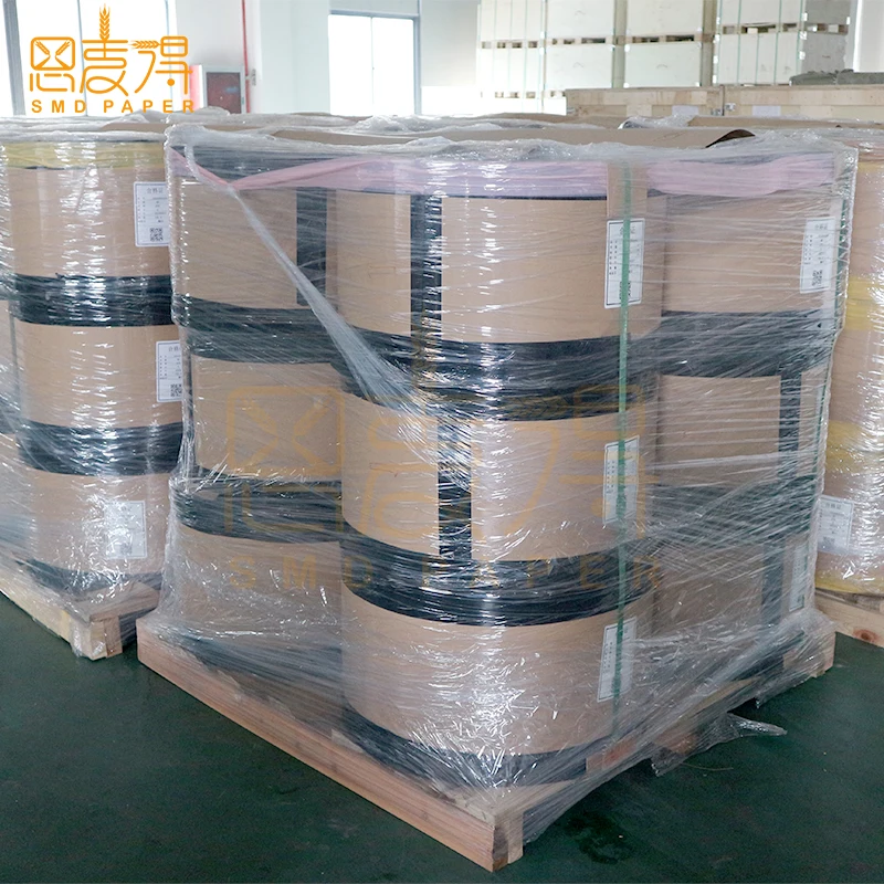 Bleached Kraft Paper Jumbo Roll Black Kraft Liner Paper