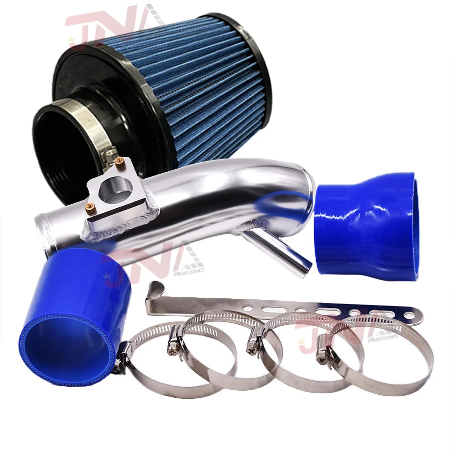 JDM Custom Aluminium Air Intake Pipe Racing Car Cold Air Intake Pipe Kit For TOYOTA Yaris 08-11