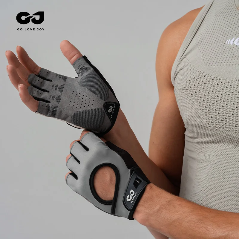 GOLOVEJOY XG86 Sports Anti Slip Breathable Half Finger Short Riding Cycling Gloves For Women Men Sports Gloves