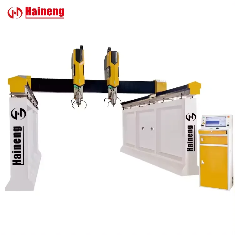 Multifunctional special shaped marble granite automatic cnc router carving heavy stone engraving machine