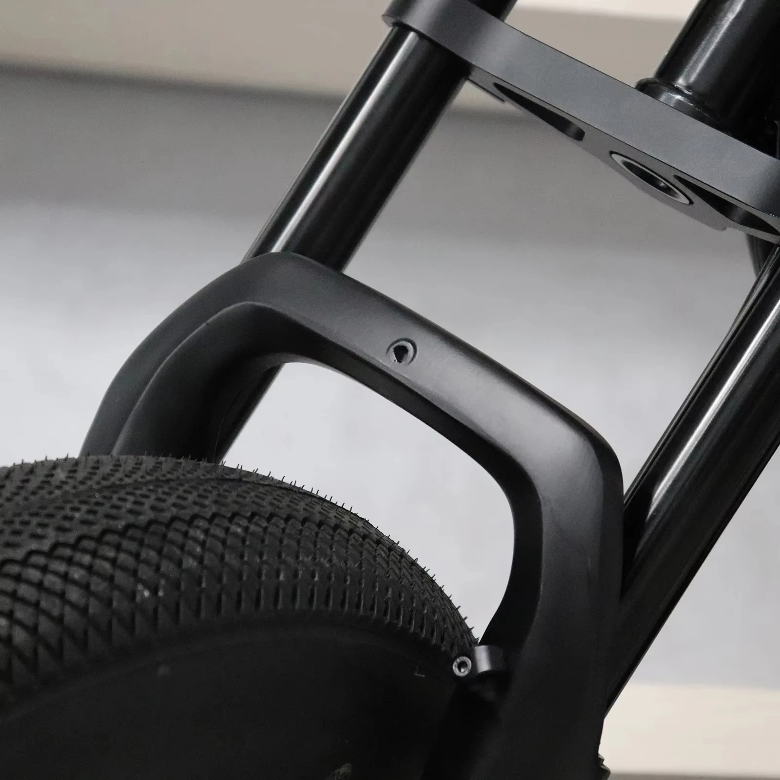 Air Front Fork 20inch Ultralight Aluminum Alloy Suspension Air Front Fork 4.0 Tire Pneumatic Shock Absorber Fix for Super73