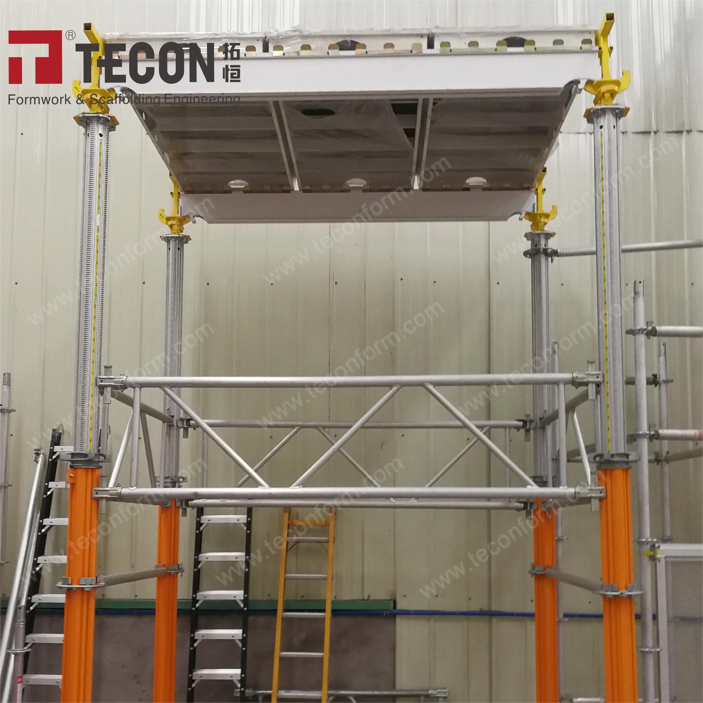 Алюминиевая опалубка TECON похожая на опалубку Skydeck Peri
