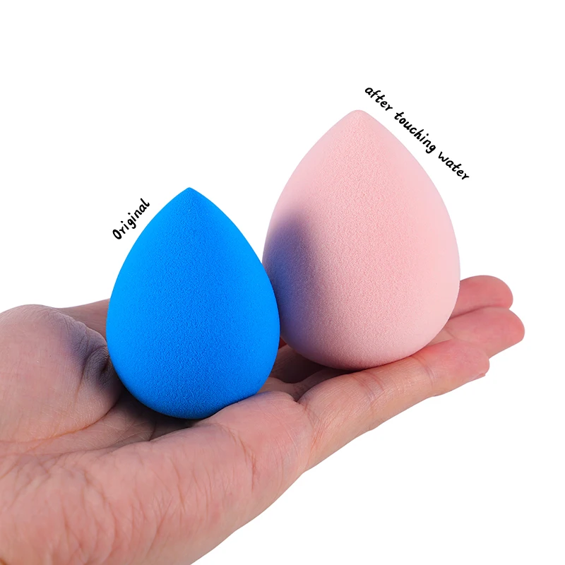Оптовая продажа мягкий блендер в форме капли спонж для пудры без латекса косметический