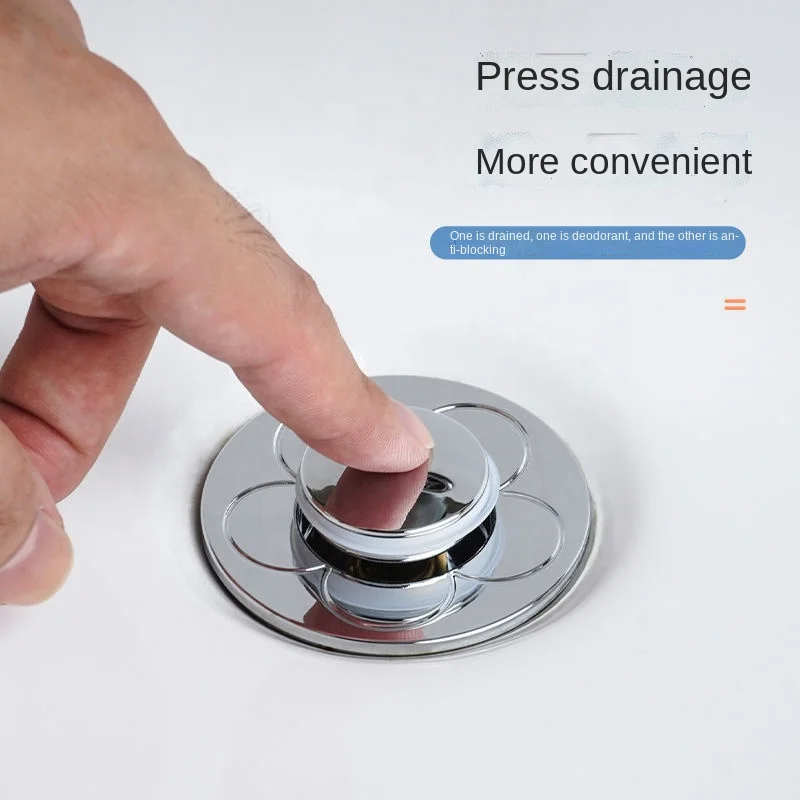 Toilet sink drain plug bathroom anti-clogging and deodorant drain filter universal bathtub washbasin drain cover suitable for ki