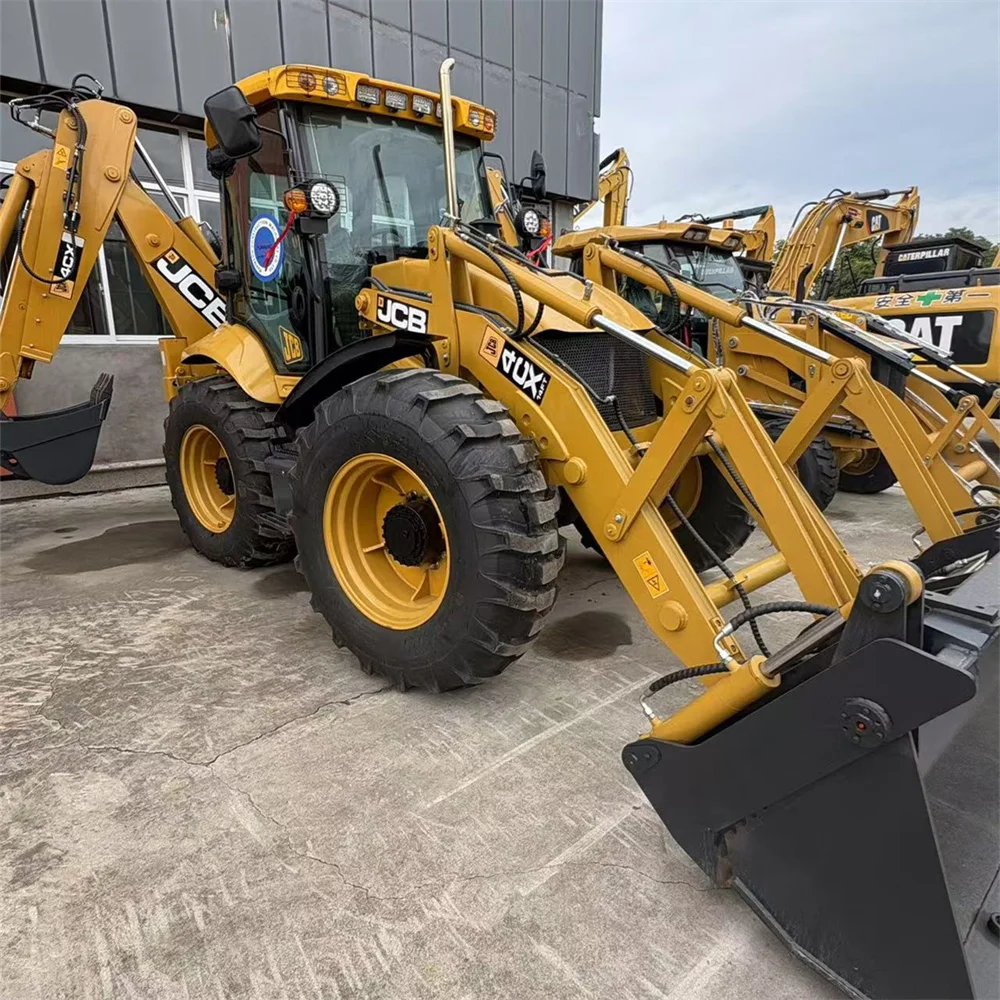 Used mini loader JCB 4CX used wheel backhoe excavator loader jcb4cx excavating loader digger second hand machine