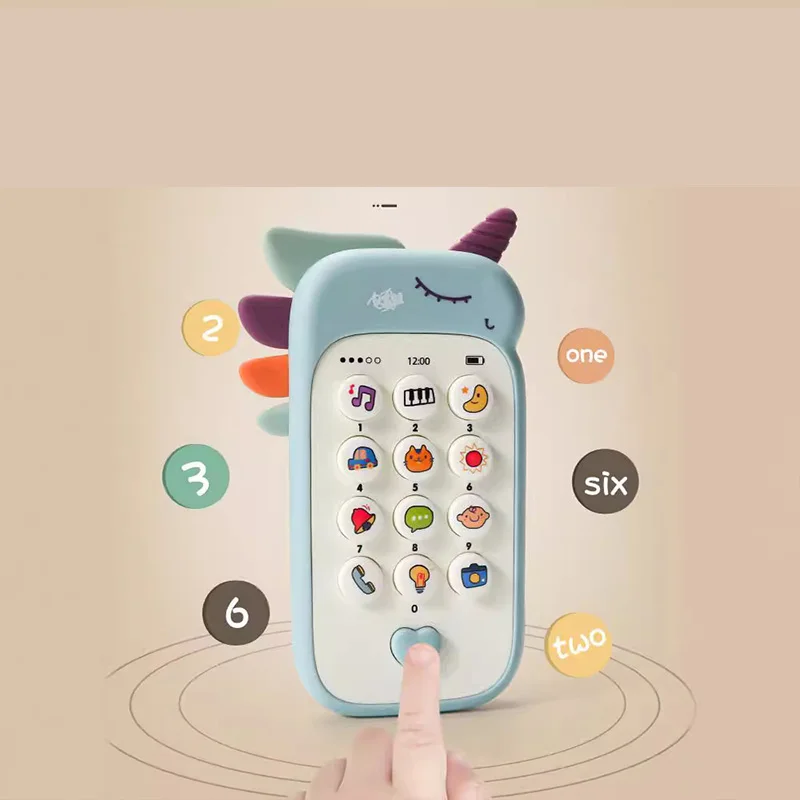 Baby Phone Toy Music Sound Telephone Sleeping Toys With Simulation Phone Kids Infant Early Educational Toy Kids Gifts