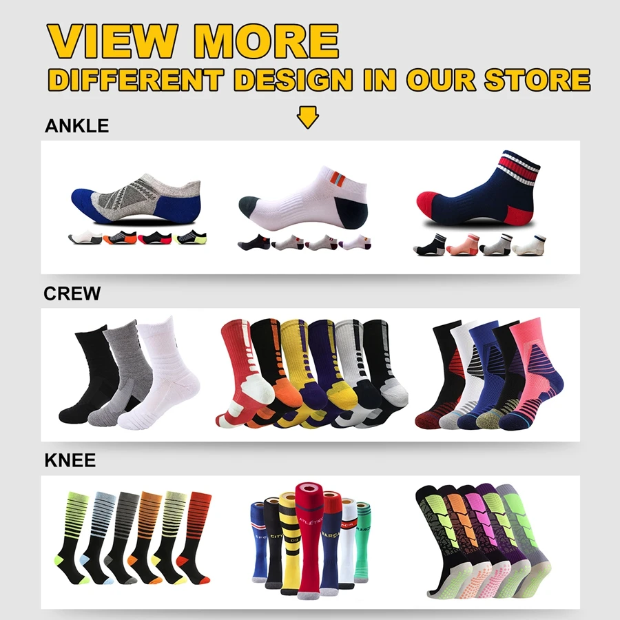 BX-A0049 neon athletic sports socks