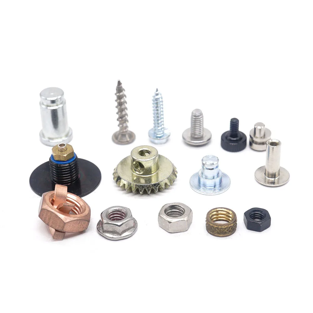 Factory customized CNC fasteners customized ODM Bolts stainless steel screws brass nuts