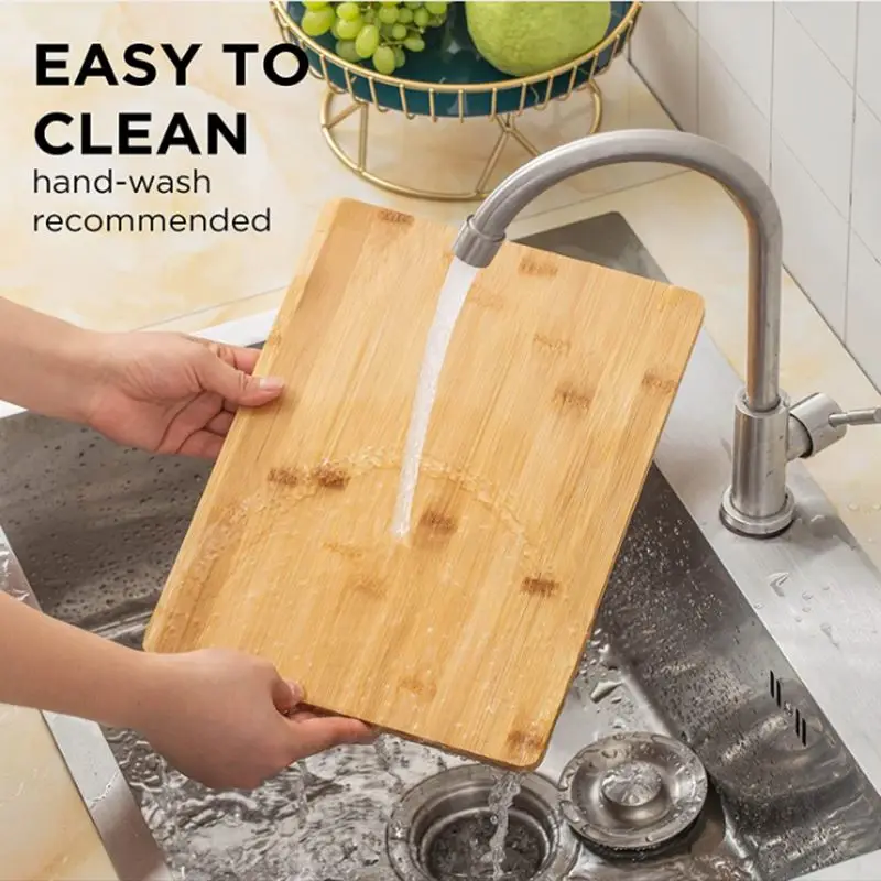 Kitchenware Natural Organic Totally Kitchen Wood Chopping Large Rectangular Cutting Board