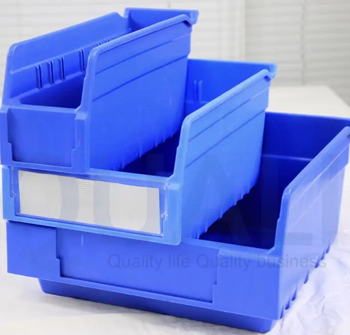 Quali Factory Supply Sundries Plastic Storage Boxes 500*200*165mm Tool Container Divided Bin