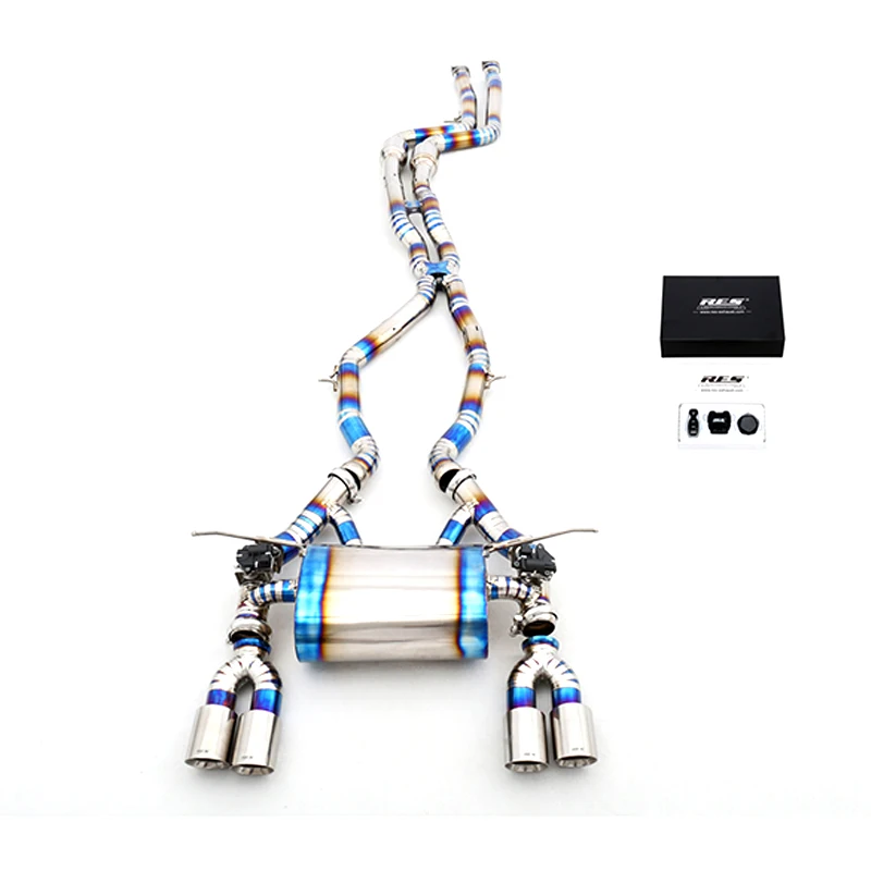 For BMW M3 F80 Titanium Valves exhaust catback Electronic high performance Valvetronic Exhaust muffler system