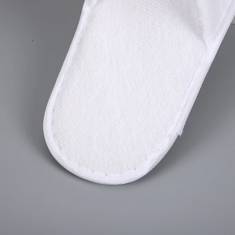 Factory Direct Hotel Amenities White Disposable Spa Nap Cloth Guest Room Bathroom Hotel Nap Slipper