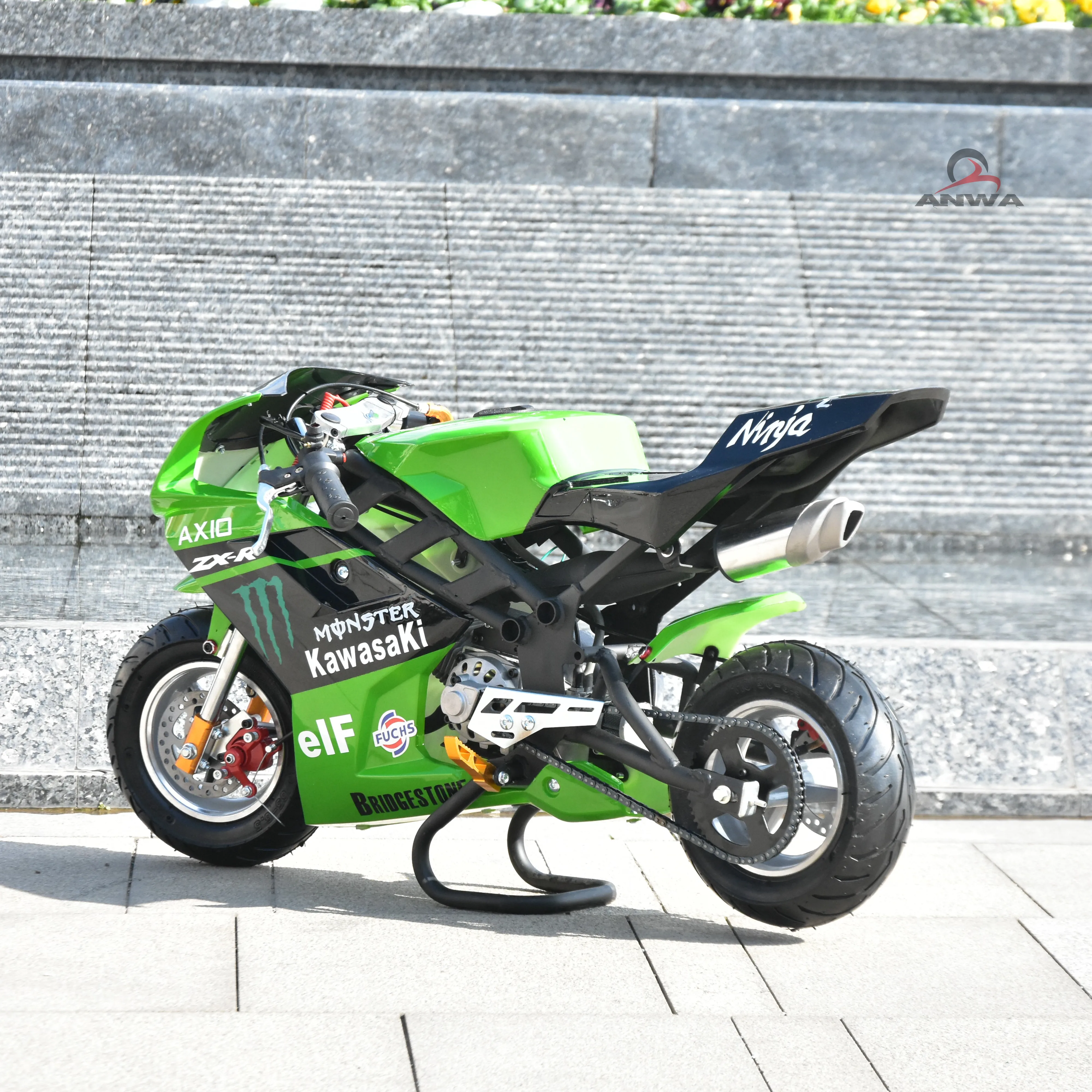 
Small 2-stroke 49cc Air cooled pocket bike 