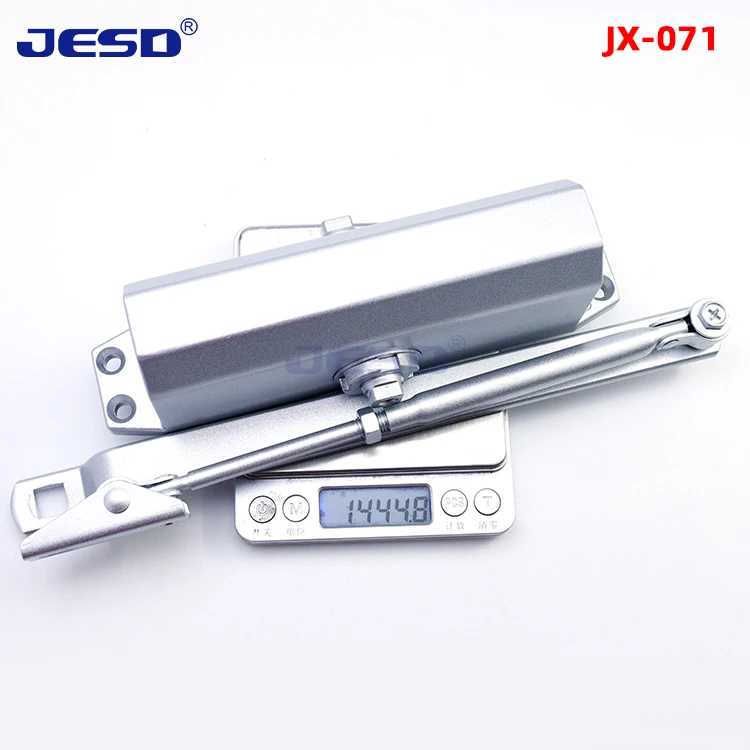Europe CE Aluminum 180 degree door closer automatic 90° hold closeing door 45-65kg heavy duty door closer
