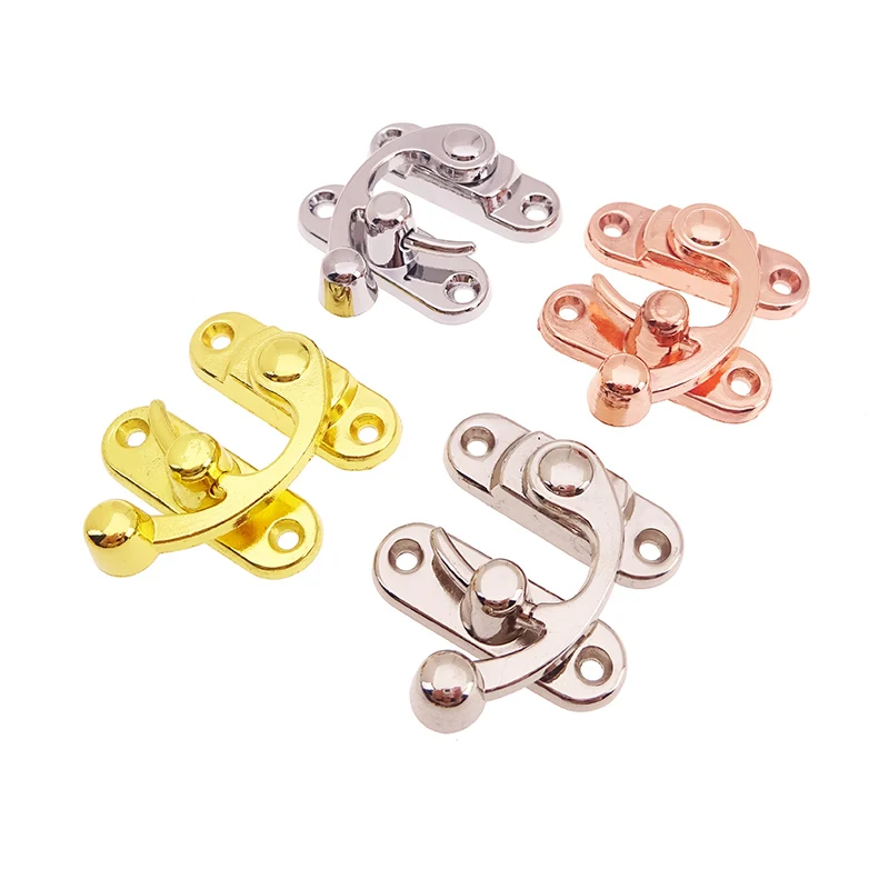 Wholesale Metal Decorative Zinc Alloy Swing Latch Catch Hasp Box Case Lock For Gift Box