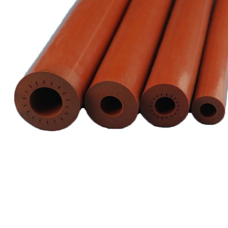 
pre slit soft rubber foam tubing for skating rinks 
