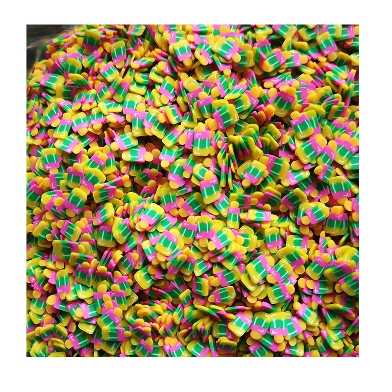 1 кг в упаковке ломтики полимерной глины для пиццы ногтевого дизайна искусственная еда слайма