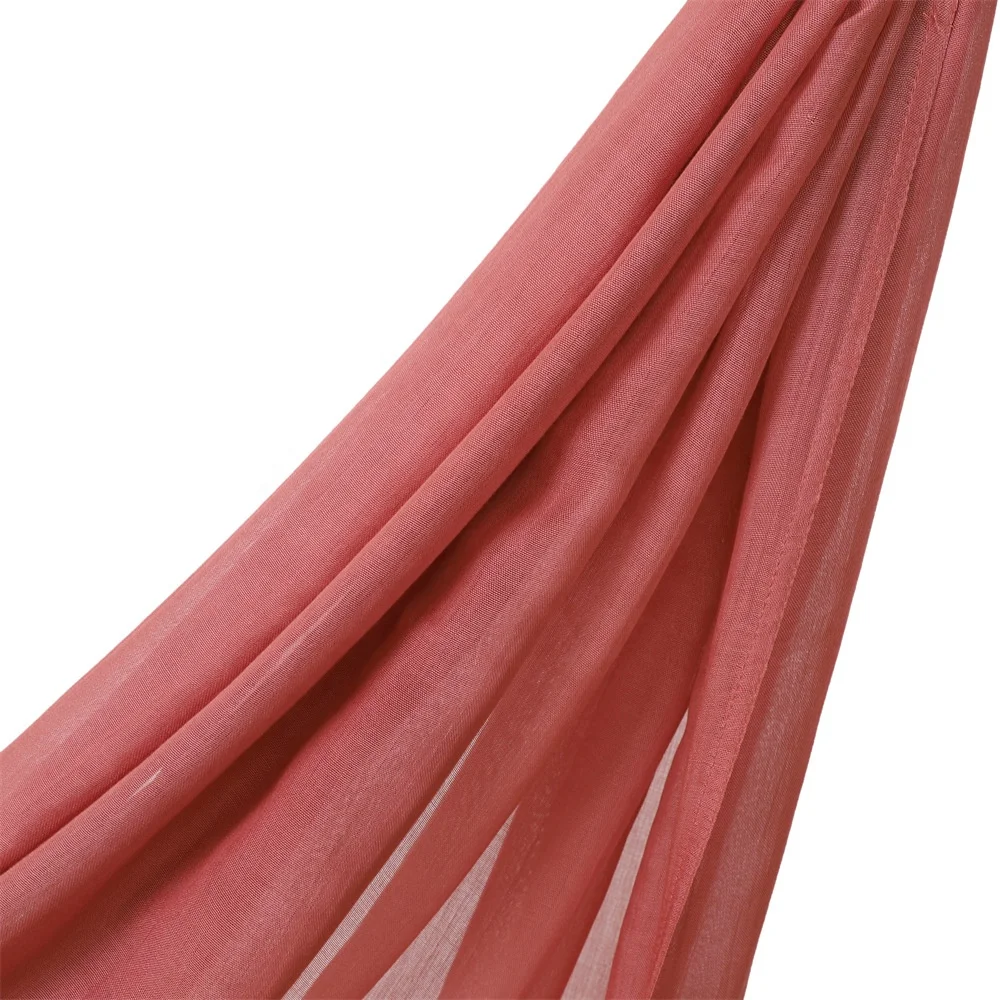 JYL-Индивидуальный хлопок модал хиджаб шарф легкий вес дышащий модал мусульманский шарф вискоза модал хиджаб вуаль