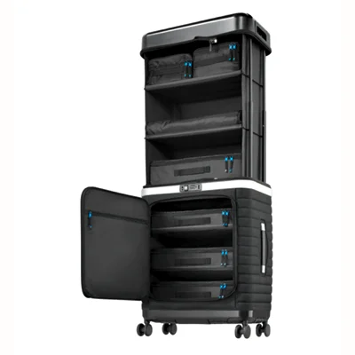 Price custom travel product collapsible foldable luggage trolley suitcases for man and woman