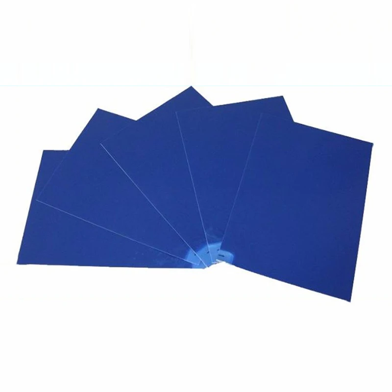 Myesde 24*36 Esd 30 Sheet Cleanroom Disposable Reusable Tacky Dust Mat Sticky Mat for Hospital Blue Pad for Clean Door Entrance