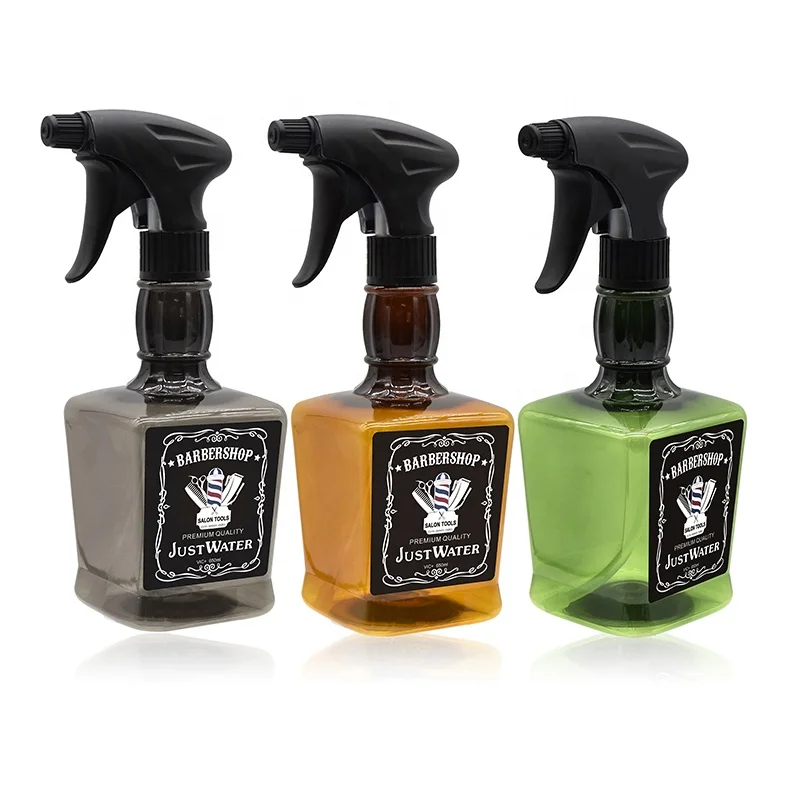 
Hairdressers 500ml PET Sprayer for Hair Salon and barber shop Bottle hair spray bottle 