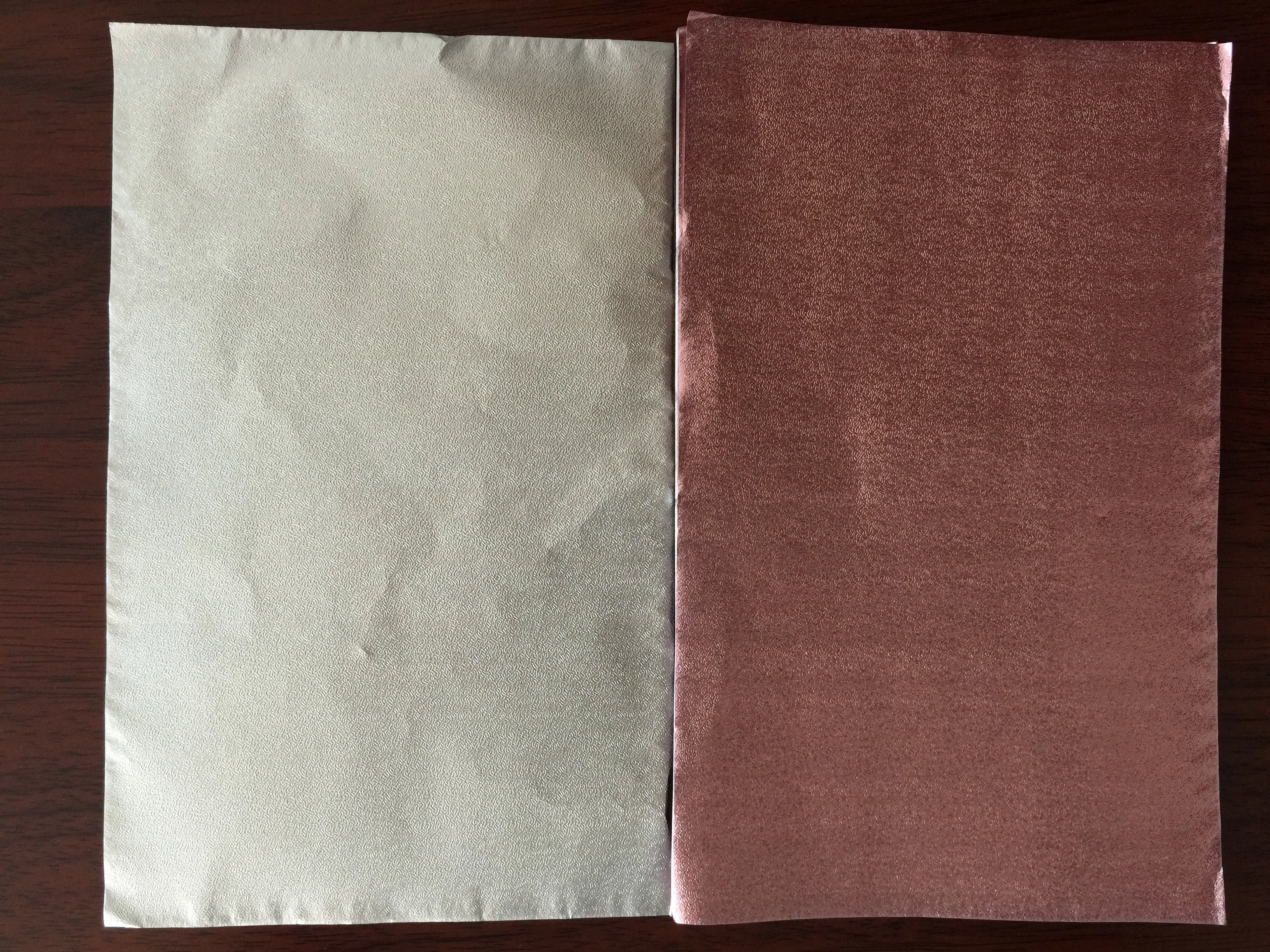 pop up fold aluminum foil sheets with print  for food wrap