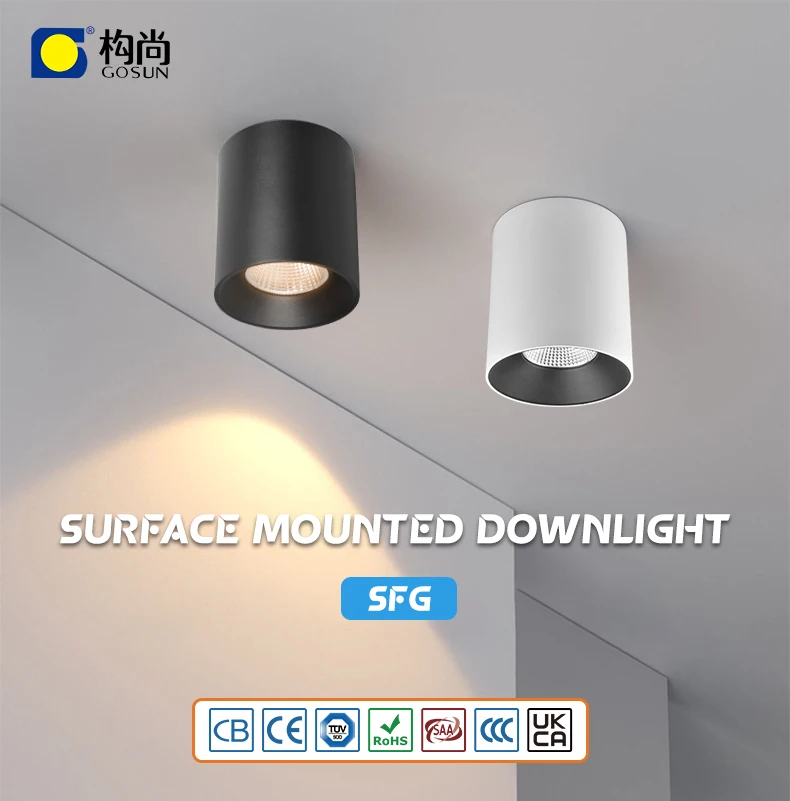 IP20 5-year warranty indoor lighting surface mounted light suspended pendent lamp 15W cob led downlight