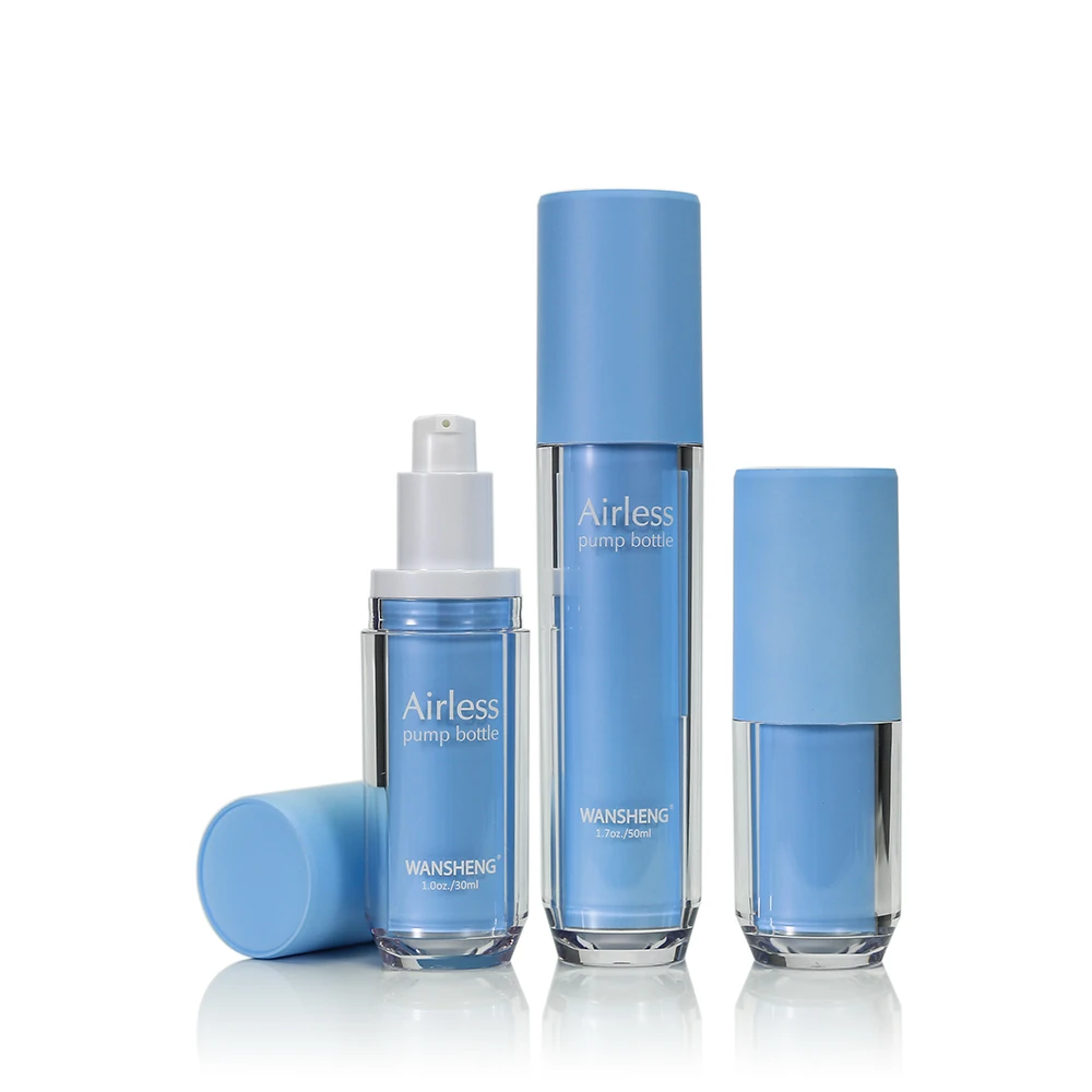 30ML 2021 New Design Refillable Plastic Luxury Skincare Packaging Serum AIRLESS Bottle ZKX