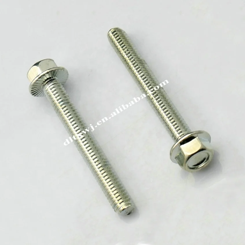 Allen din 186 Hex Flange Anti-skid Serrated Screws For Gas Pipe& Faucet