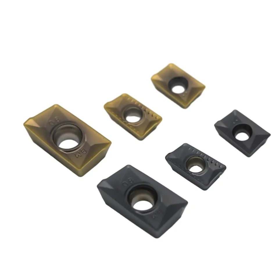 Excellent Physical Properties Durable Cutting Edge Carbide Milling Tips APKT1003 Inserts for General Use