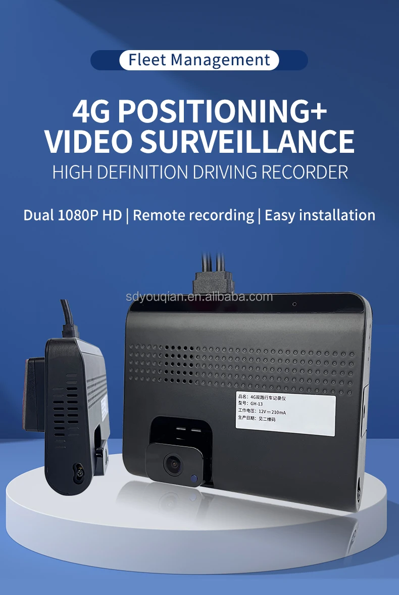 HD Camera 4G Dual Dash Cam 4K Wifi GPS Tracking Device Car MDVR Black Box Video Recorder Dashcam Car DVR Dashcam