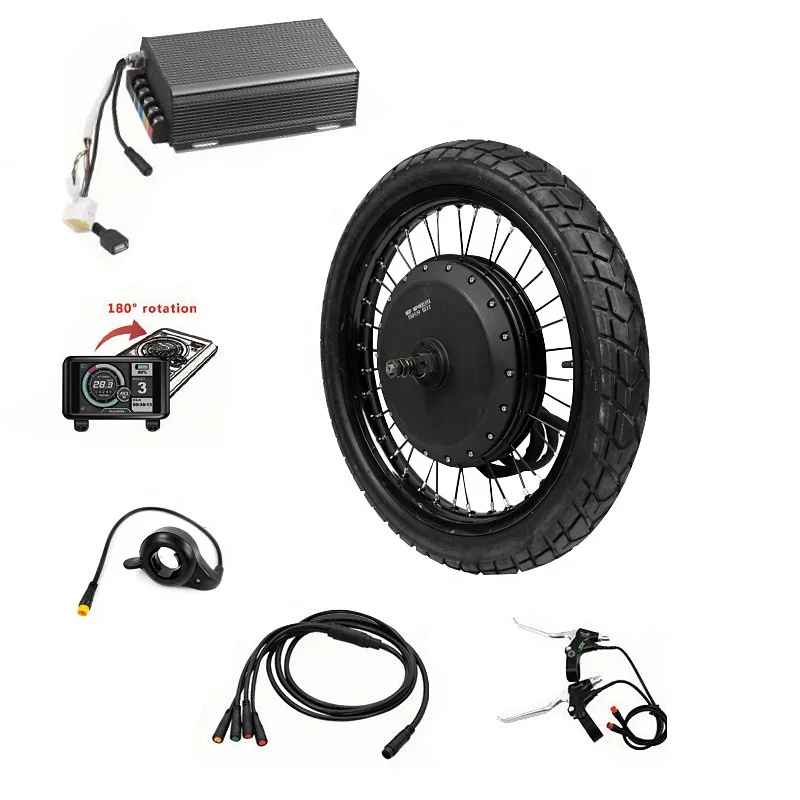 High power qs273 motor electric bike kits 3000w 5000w 8000w electric bike bicycle conversion kit for sale