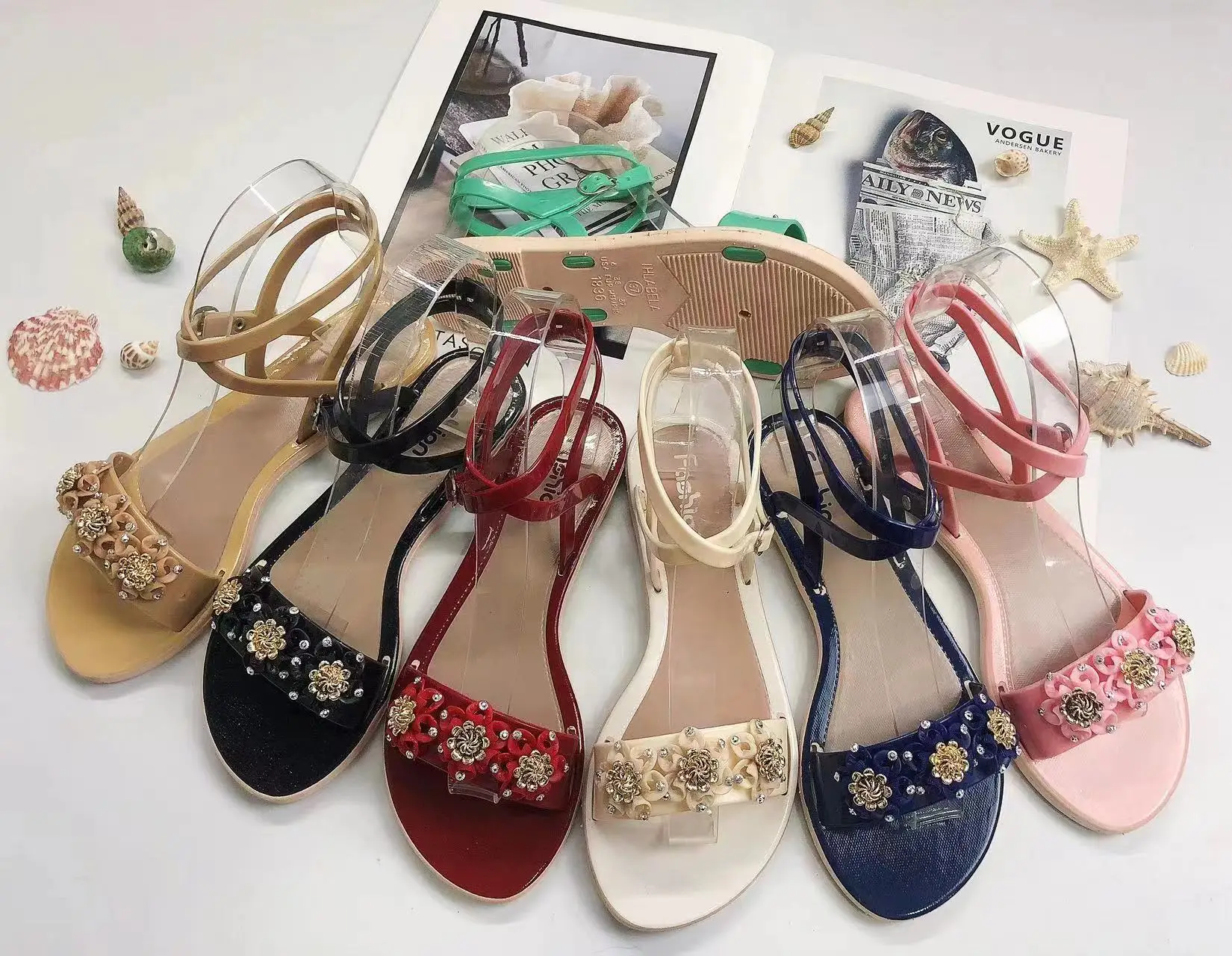 Factory Fuzzy Sandals Slippers Ladies Summer Classic Chappal Women Anti-slip Low Price Sandals