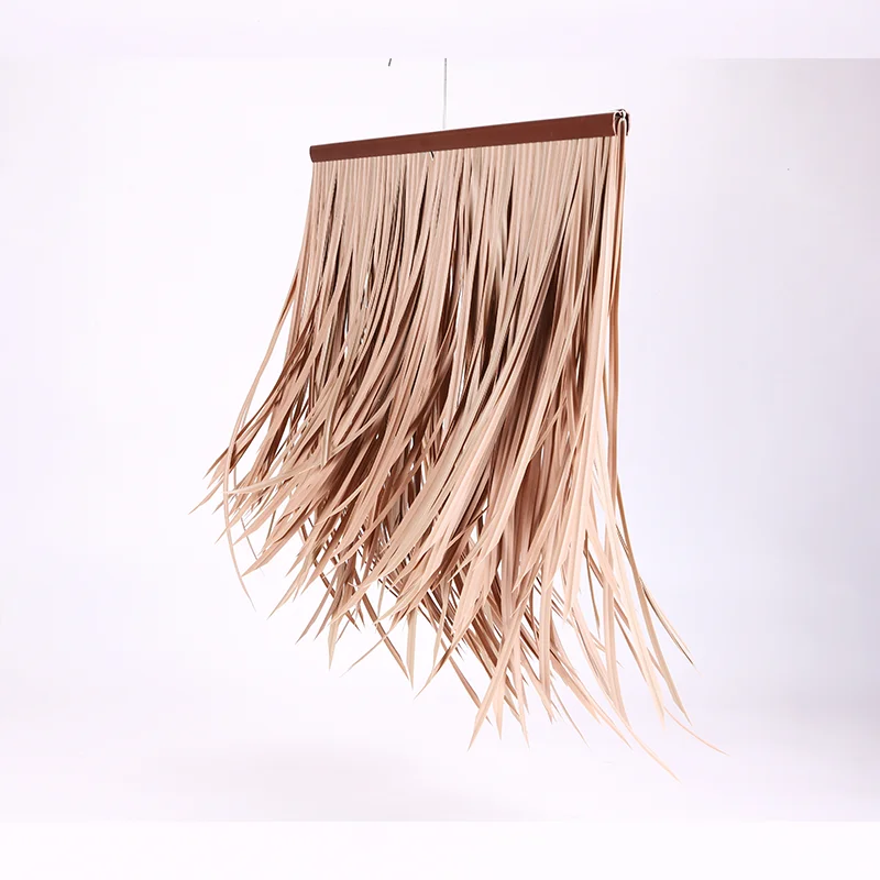 Waterproof Fireproof Yellow Plam Thatch Palmex Synthetic Leaf Roof