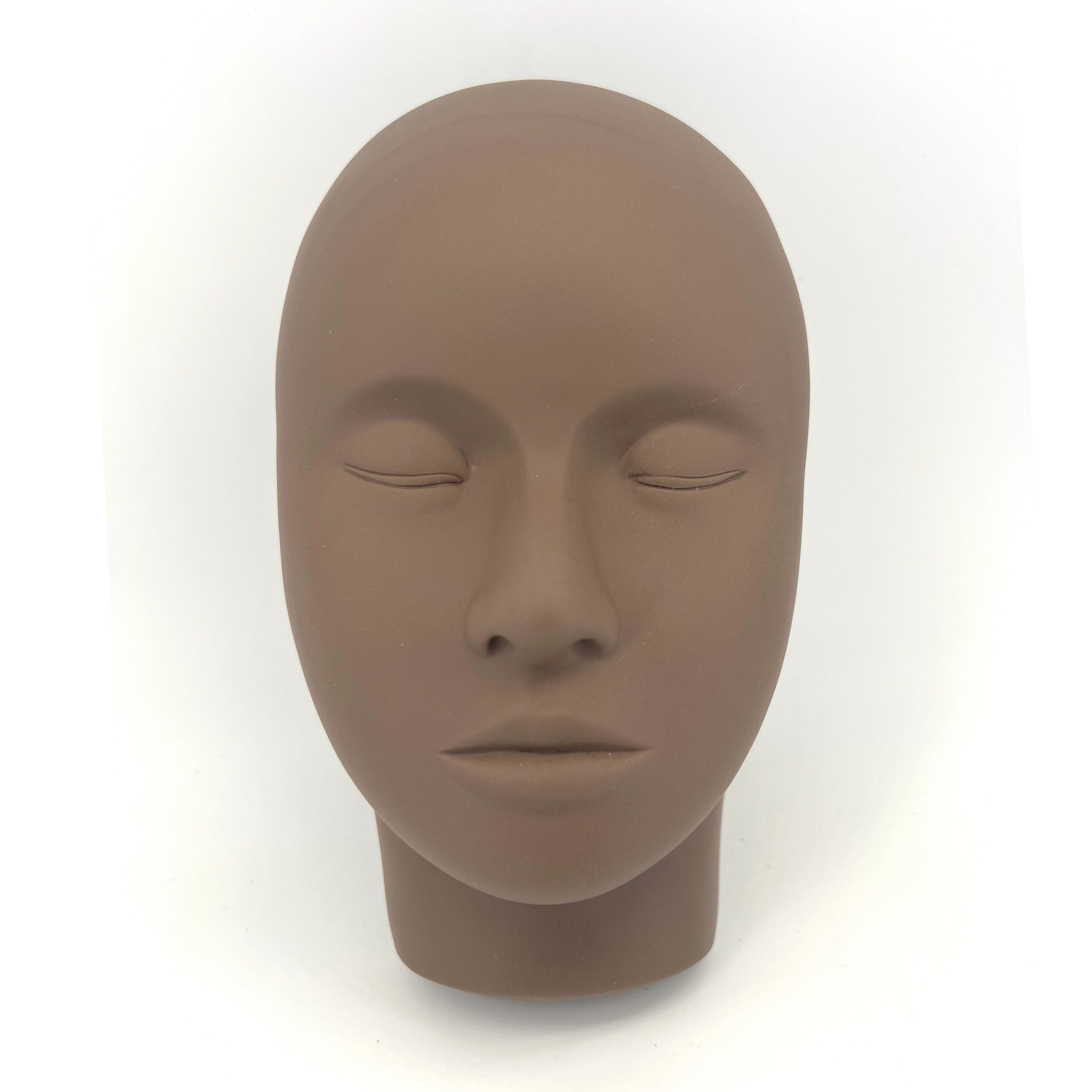 Wholesale Mannequin Head for Eyelash Extensions Black Mannequins Reusable with Self Adhesive Lash Strips Custom Colours