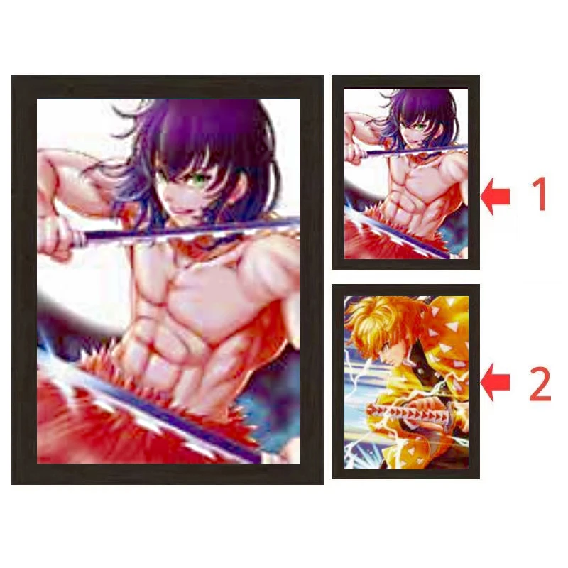 Wholesale Custom ecofriendly Anime Supper star Horrible movie of 3D Flip Lenticular Anime Poster