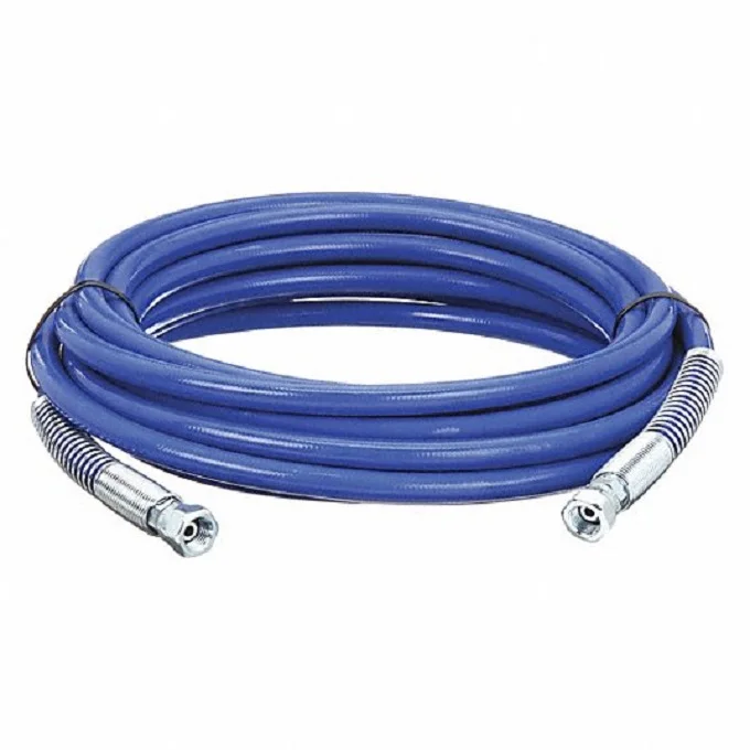 high pressure flexible airless steel wire and fiber braided 7250psi paint spray hose 14 inch 15 meters paint spray hose