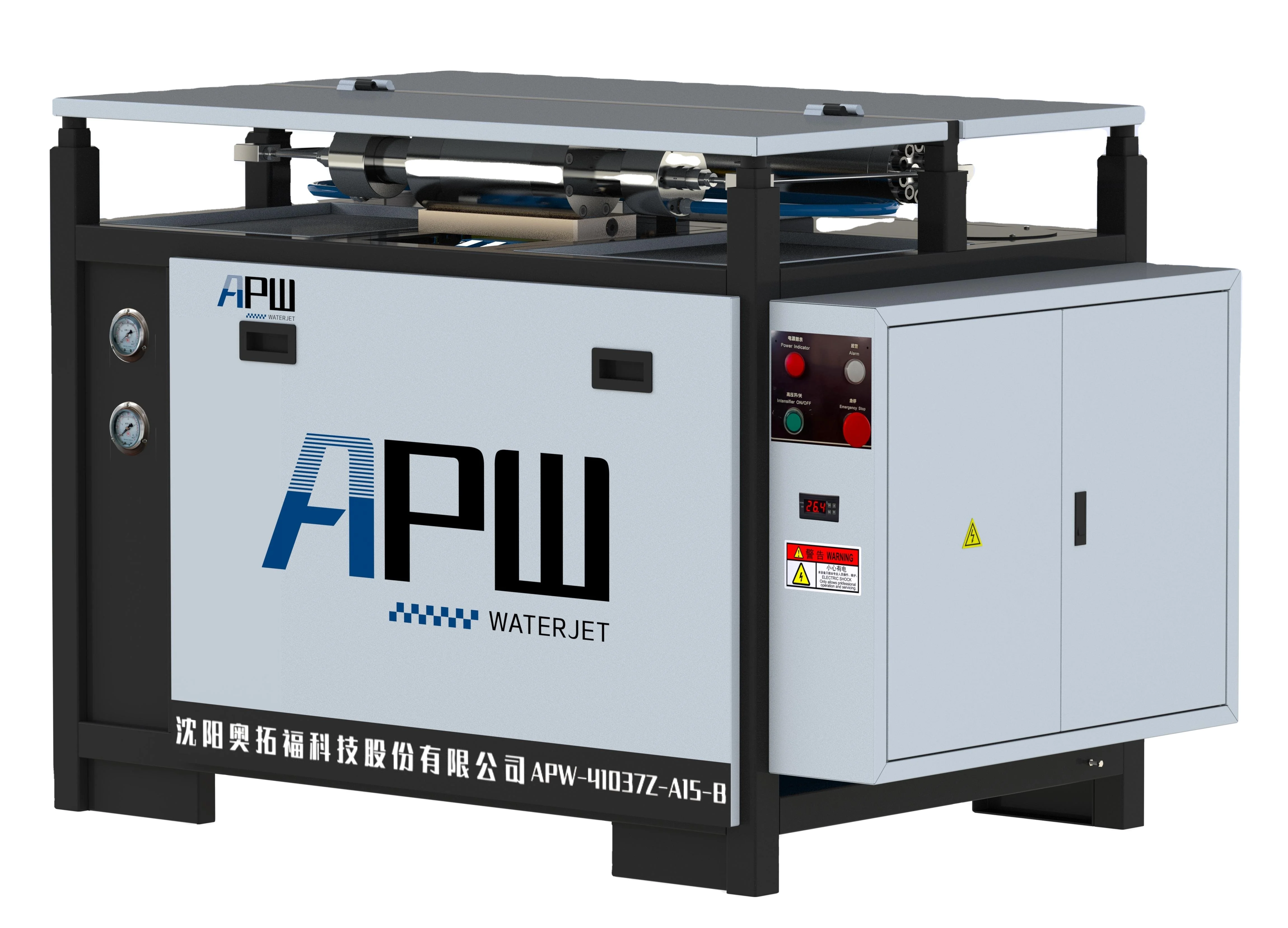 High Frame Bridge Style Water Jet Marble Slab Cutting Machine New Auto Abrasive Delivery for Granite Stone Tile